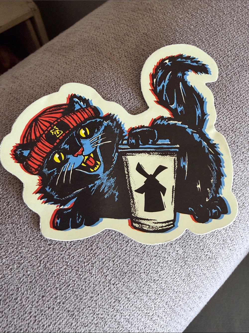 DutchBros Black Cat Sticker